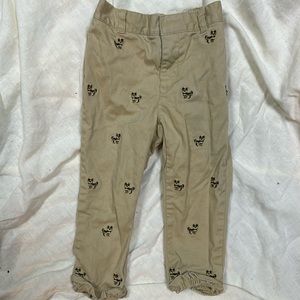Ralph Lauren dog print pants